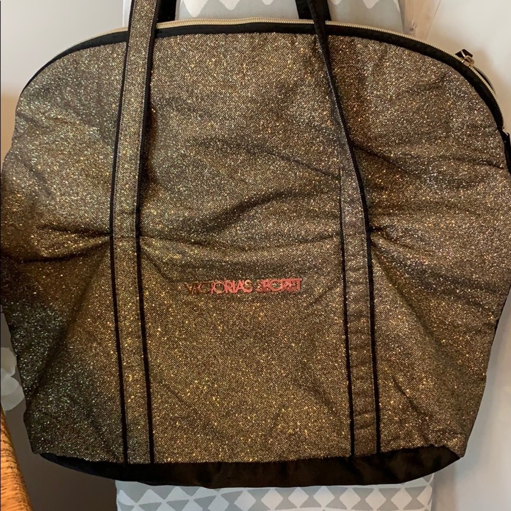 Victoria’s Secret Gold Weekender Bag